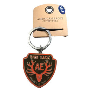 American Eagle Outfitters Nice Rack Supply And surplus Metal Keychain